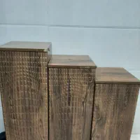 میز تی وی و جاکفشی سه تیکه چوبی