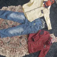 تعدادی لباس وشلوار سایز ۳تا ۴ سال دونه ای ۱۰۰|کفش و لباس بچه|شیراز, کاراندیش|دیوار