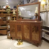 آینه کنسول چهار درب آریو آینه و کنسول میز تلویزیون|بوفه، ویترین، کنسول|خرمآباد, |دیوار