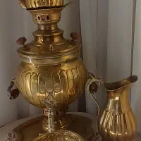 سماور ذغالی برنز