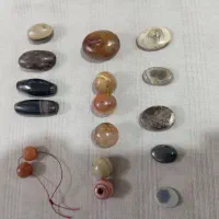 تعدادی مهره سلیمانی داوودی جزع وگبری