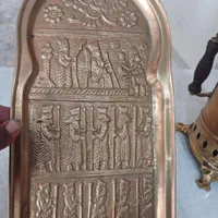 سماور زغالی.قوری ژغالی.سینی برنجی طرح هخامنش|سماور، چای‌ساز، قهوه‌ساز|تهران, نعمت‌آباد|دیوار