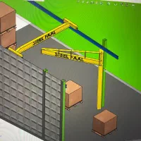جرثقیل دروازه ای ۴۰ تن جرثقیل سقفی ۳۲ تن