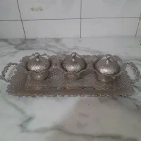 سینی و ۴ عدد قندان