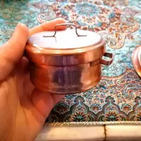 چراغ تزعینی جنس مس|کلکسیون اشیاء عتیقه|زرند, |دیوار