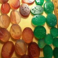 عقیق خطی حک دستی|جواهرات|اردبیل, |دیوار