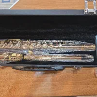 فلوت کلید دار  برند  LADE چینی  رنگ طلایی