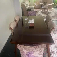 مبل راحتی ۷ نفره و میز غذاخوری۶ نفره|مبلمان خانگی و میز عسلی|تهران, گرگان|دیوار