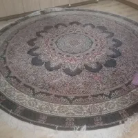 فرش دایره قطر 2.5 متر زمرد مشهد
