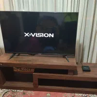 تلویزیون ۴۹ اینچ x.vision بهمراه زیر تلویزیونی و..
