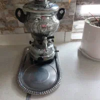 سماور گازی همراه با سینی|سماور، چای‌ساز، قهوه‌ساز|ری, منصوریه منگل|دیوار