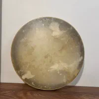 دف قدیمی پوست