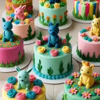 کیک تولد و چیز کیک و شیرینی