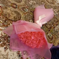گل رز روبانی با رنگ ها و طرح های متفاوت|گل مصنوعی|تبریز, |دیوار