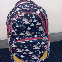 کیف مدرسه جنس برزنت تک شاخ درحد نو