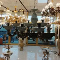 لوستر۱۲شعله برنزی|لوستر و چراغ آویز|تبریز, |دیوار