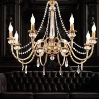 لوستر جدید فلزی مرواریدی