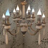 ساخت لوستر کلاسیک|لوستر و چراغ آویز|فردوسیه, |دیوار