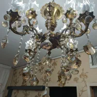 دوعدد لوستر چهار شاخه هشت شعله