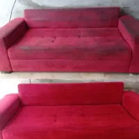 (مبل شویی برف در خدمت همشریان عزیز)(کرم زاده)
