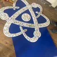 لوگو اتم تابلو smd  led رایگان