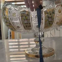 کریستال طلا کوب بوهمیا اصل|صنایع دستی و سایر لوازم تزئینی|قم, آزادگان|دیوار