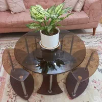میز جلومبلی وعسلی