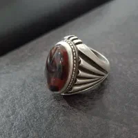 فروش انگشتر عقیق رگه دار