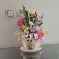 گل و گلدان مصنوعی|گل مصنوعی|سنندج, |دیوار