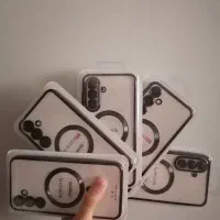 قاب کاور شفاف مگنتی سامسونگ مشکی