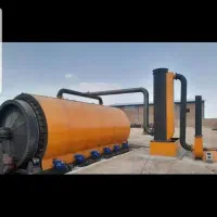 دستگاه پیرولیز۵تنی تولید گازوئیل از لاستیک ضایعاتی