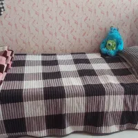 تخت یک نفره فلزی و دراور کشو میز آینه میز آرایش