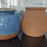 دوعدد دیزی سفالی بزرگ