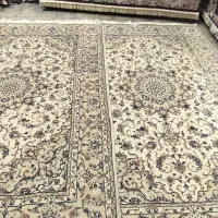 جفت 6متری کرم دستباف کاشان