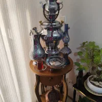 سماور کنده کاری شده