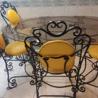 میزو صندلی غذاخوری ۶نفره فرفورژه