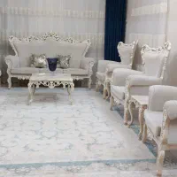 حراج مبل سلطنتی ۹ نفره همراه با میزها