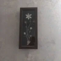 قاب نقره و ساعت خاتم کاری و مینا کاری