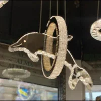 لوستر الماس.کهکشانی دلفین کد۴۲۶۳.AC light|لوستر و چراغ آویز|تهران, سنگلج (شاپور)|دیوار