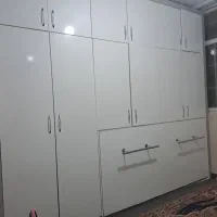 کمد دیواری با تخت تاشو|جاکفشی، کمد، دراور|تهران, افسریه جنوبی|دیوار