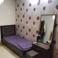 سرویس تخت خواب یک نفره شیک بدون زده گی در حد نو