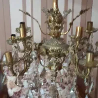 دو عدد لوستر سه شاخه ی دوتایی و پنج شاخه دوتایی|لوستر و چراغ آویز|کرج, دولت‌آباد|دیوار