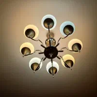 لوستر حبابی|لوستر و چراغ آویز|رودهن, |دیوار