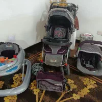 ست کریر،کالسکه،روروئک،کیف مارک bebeto دلیجان