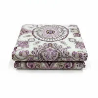 ملحفه تشک کشدار ۲و۱نفره طرح ترمه