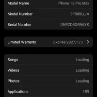 iPhone15 Por Max غیر اصل|موبایل|فولادشهر, B7|دیوار