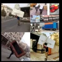 اتوبارحمل اثاثیه منزل کارگر خالی اسباب‌کشی کل نقاط