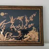 تابلو گل مرغ|صنایع دستی و سایر لوازم تزئینی|فولادشهر, سایت صنعتی کاوه|دیوار