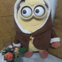 عروسک مینیون خارجی با عینک برجسته کانلا نو