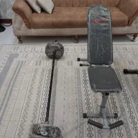 میز پرس سینه . وزنه میل هالتر